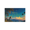 Merry Christmas Tropical Toucan Postcard - Fine Art Holiday Greeting Card