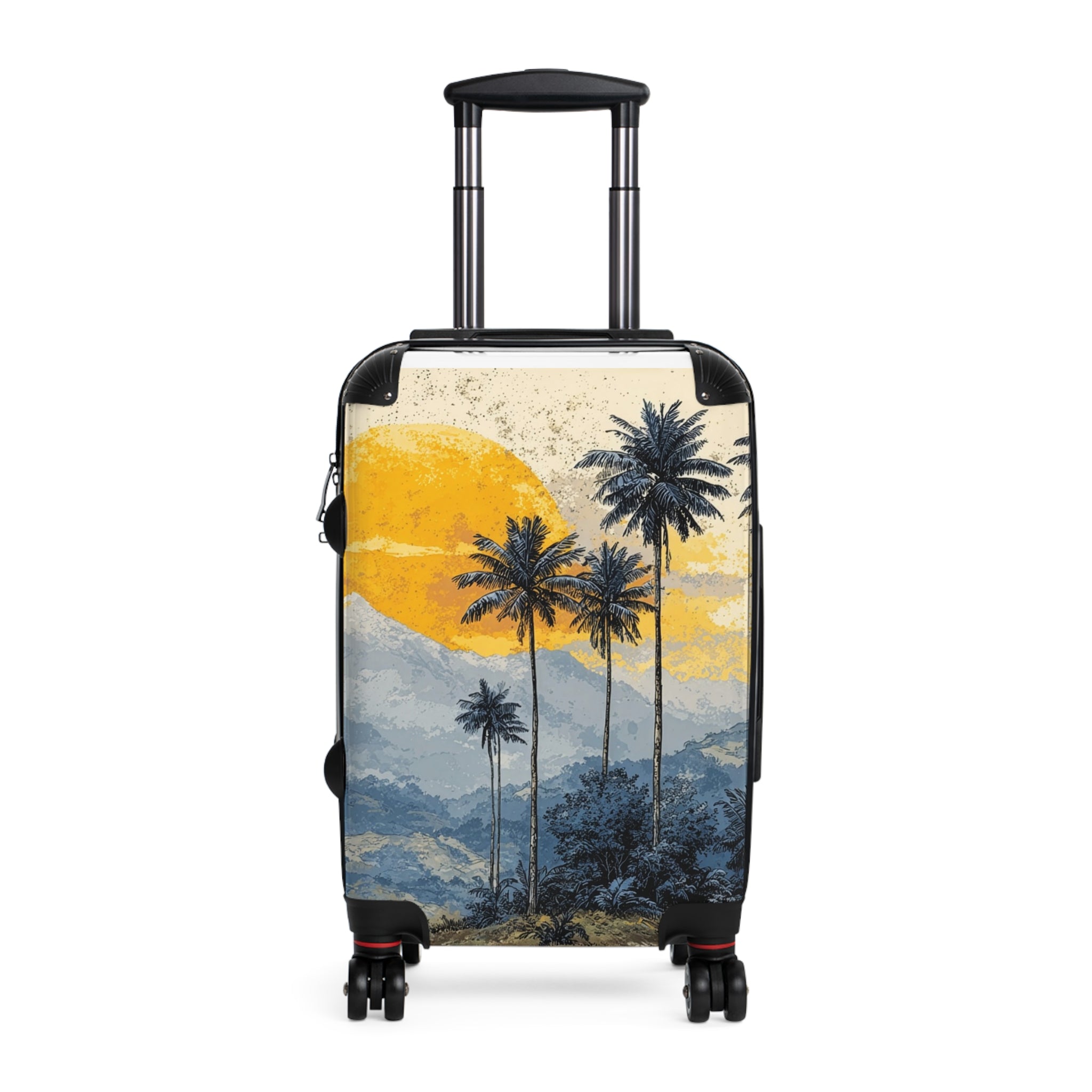 Travel Suitcase — Sunset Over Mountain Palms: 'Travel in Style'
