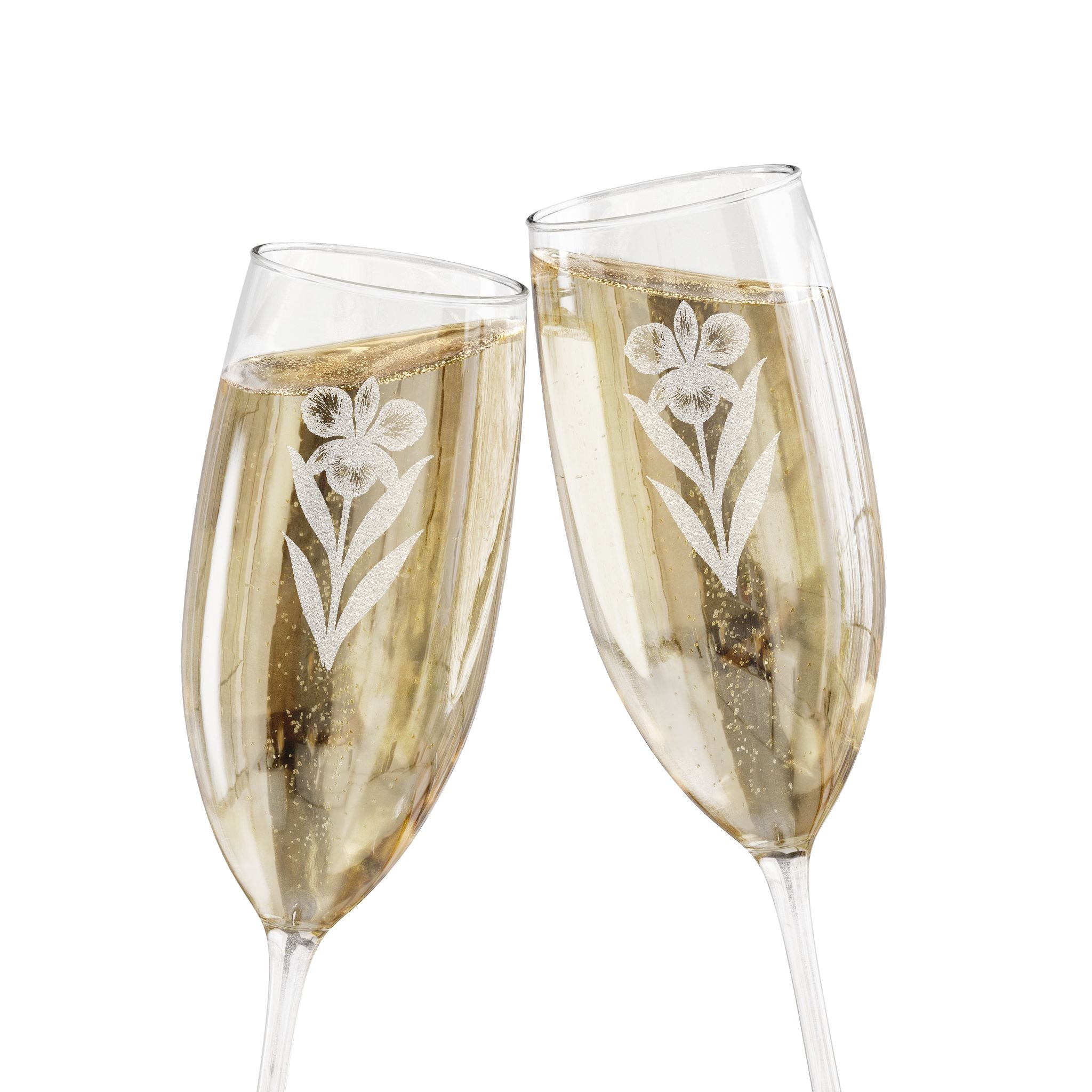 Engraved 8oz Champagne Glass — Extreme Elegance