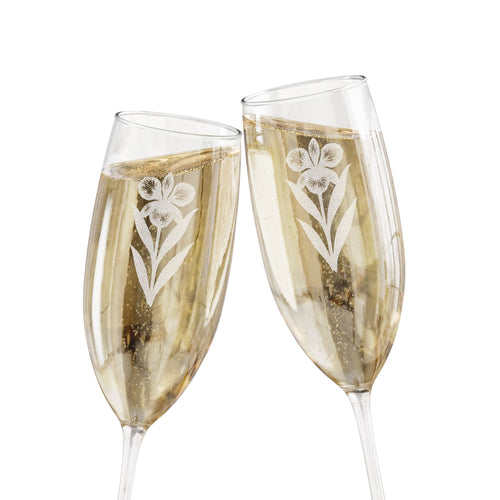 Engraved 8oz Champagne Glass — Extreme Elegance