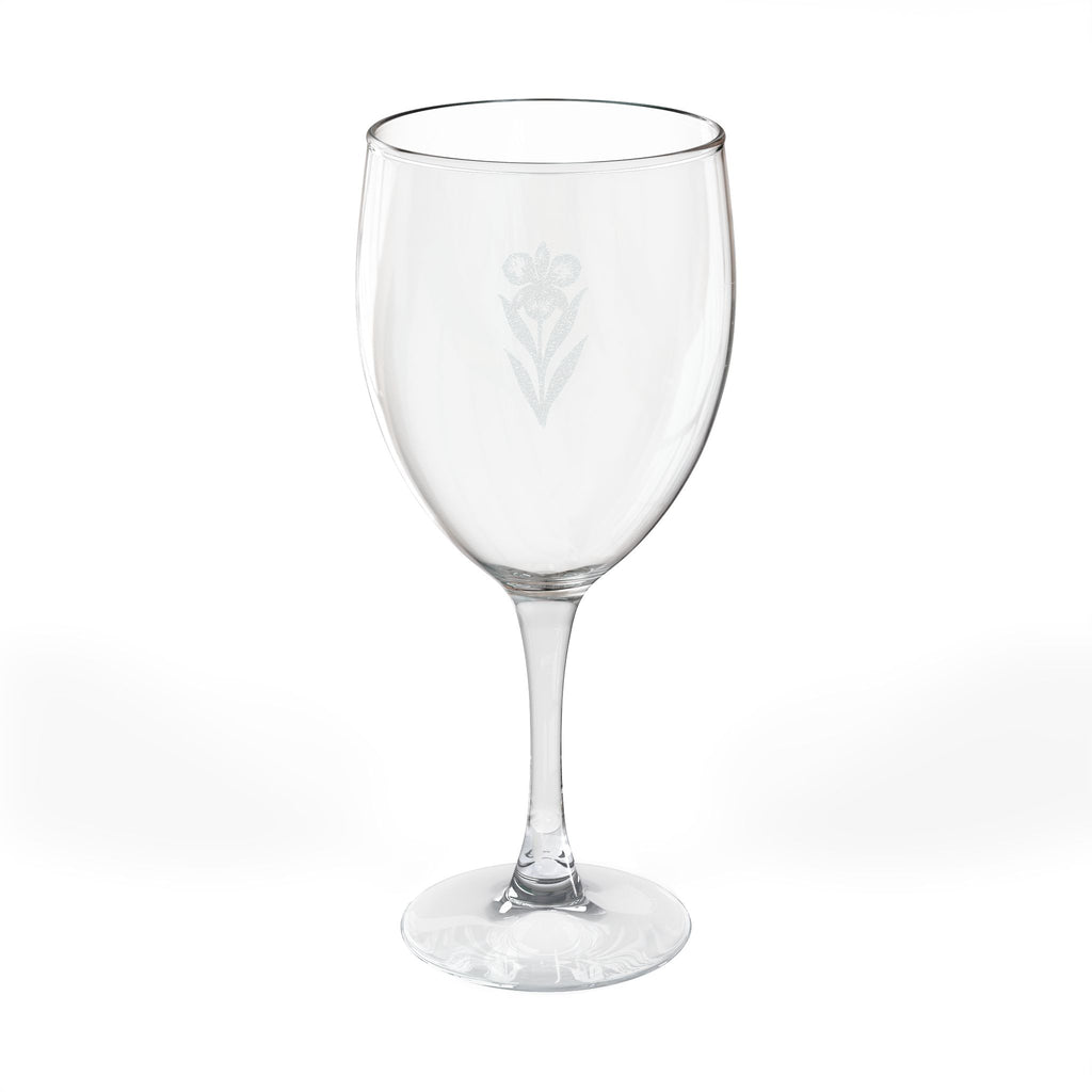 Engraved Wine Glass 10.5oz — "Elegant for an Evening Dinner"
