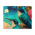 Hummingbird Sunset Canvas Print