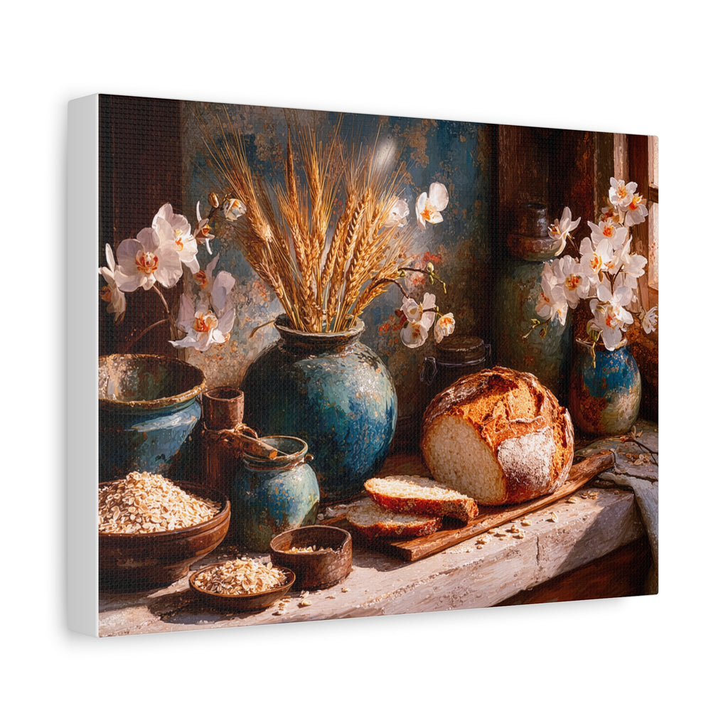 French Bakery Orchid Matte Canvas Print (Stretched 1.25")