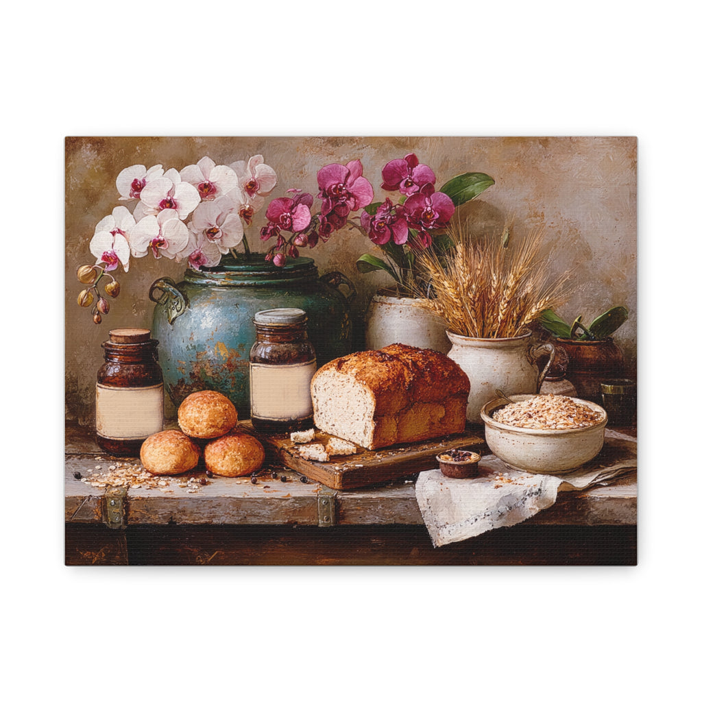 Orchid Breakfast Matte Canvas Wall Art — Stretched 1.25"