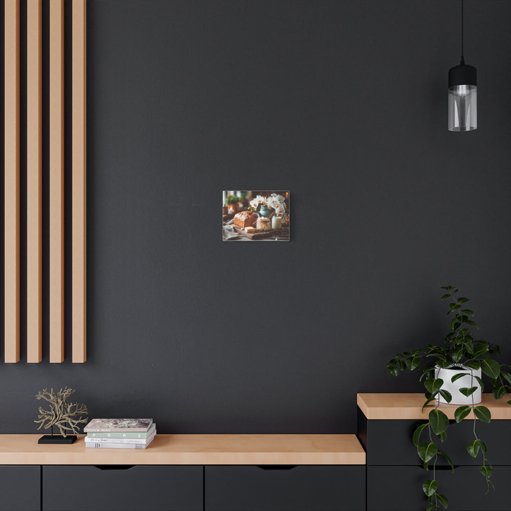 Tropical French Breakfast Matte Canvas Wall Art — "French breakfast in the tropics"
