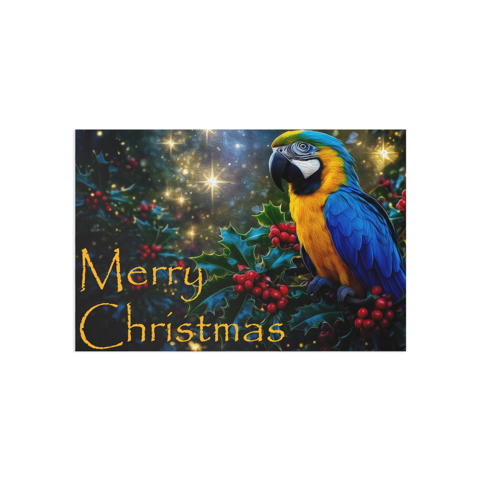 Tropical Christmas Toucan Fine Art Postcards