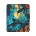 Fleece Sherpa Blanket — "Keep Warm in the Tropical Night" Cozy Throw