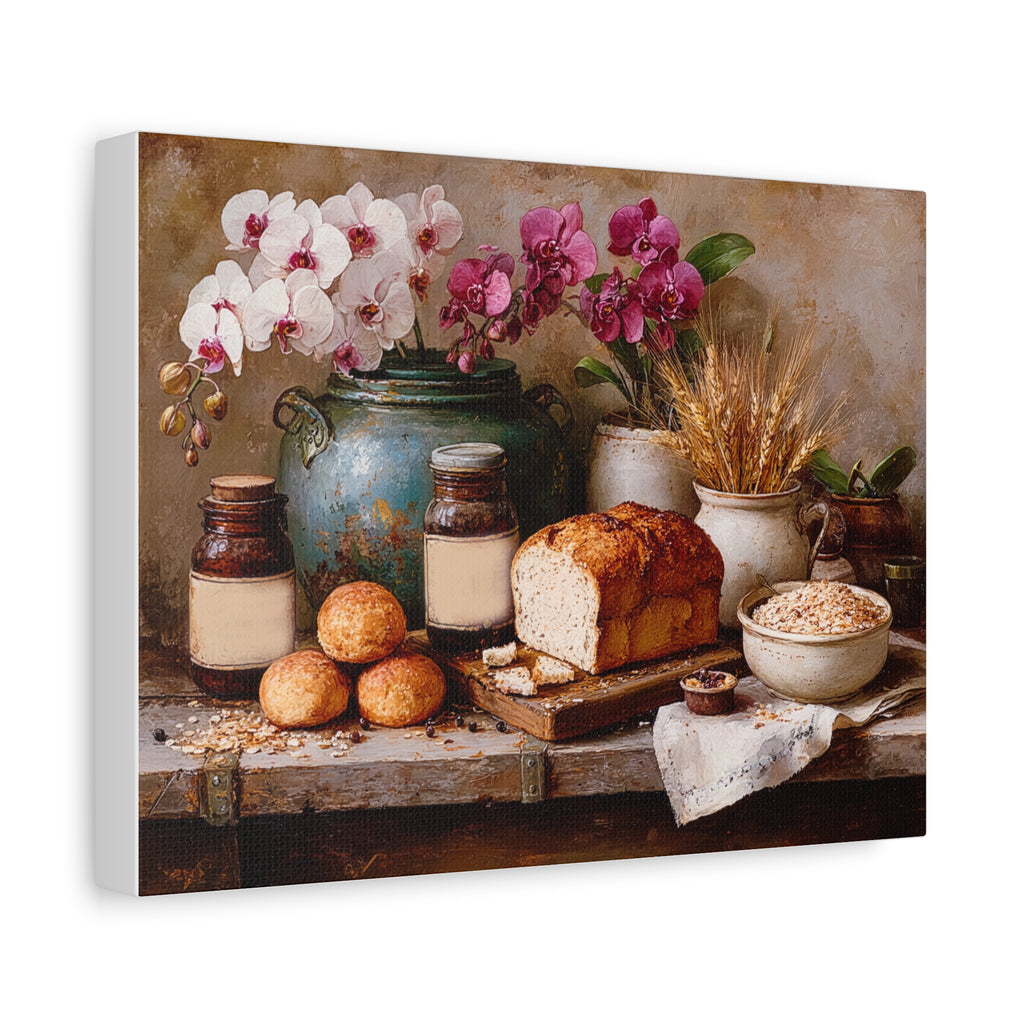 Orchid Breakfast Matte Canvas Wall Art — Stretched 1.25"