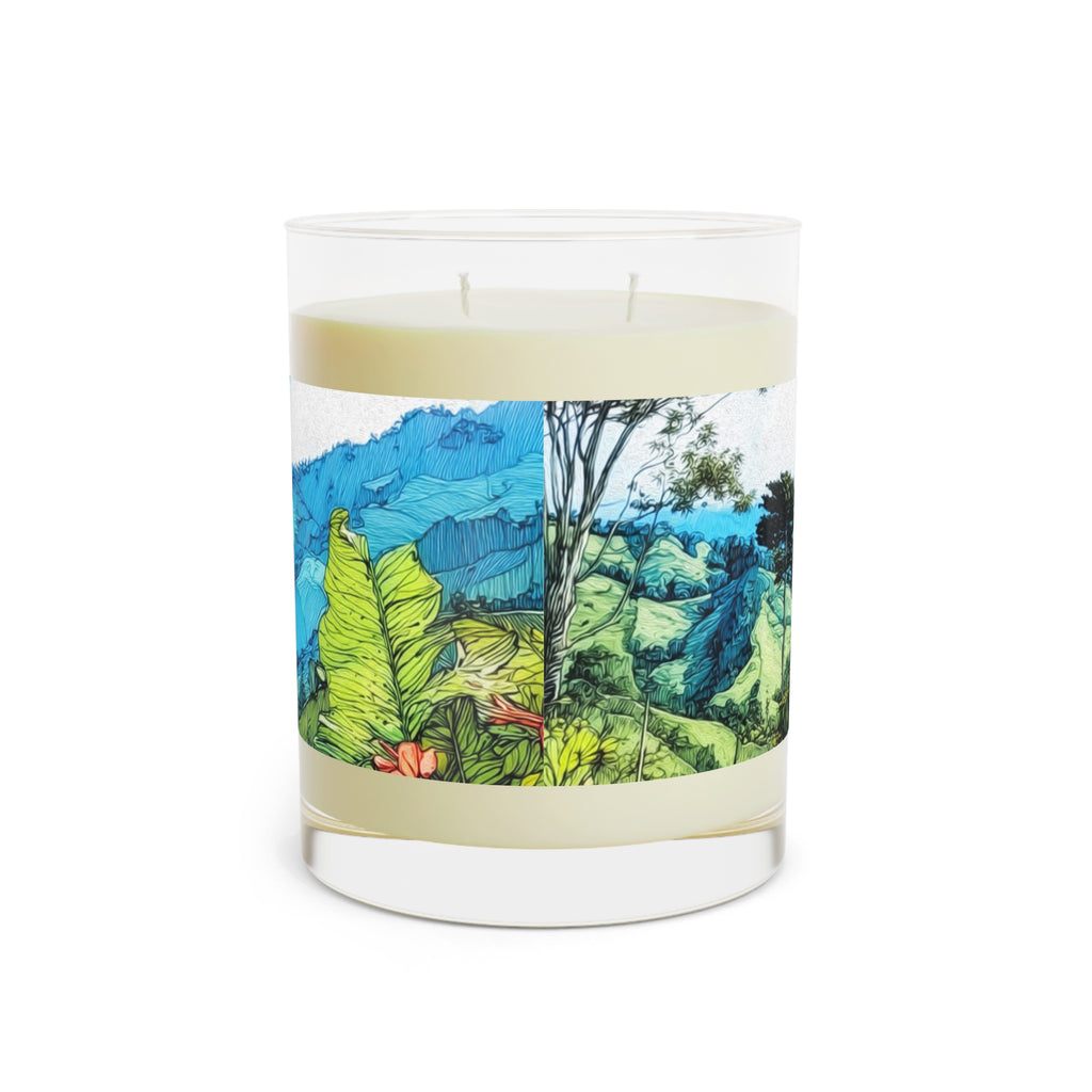 Mountain Breeze Scented Candle — 11oz Glass Candle with Fresh Alpine & Herbal Notes