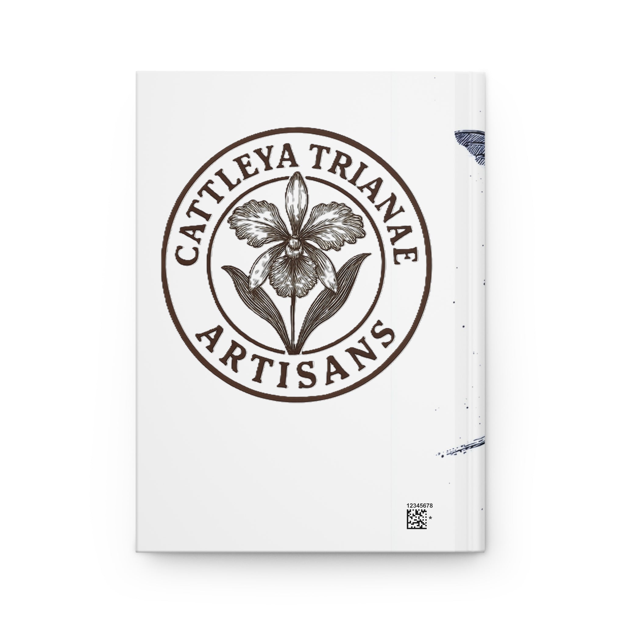 Hummingbird & Orchid Hardcover Journal — Floral Nature Sketch Notebook for Writers & Travel