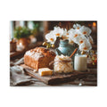 Tropical French Breakfast Matte Canvas Wall Art — "French breakfast in the tropics"