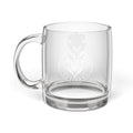 Engraved Glass Coffee Mug — "Cold Brew with Class" 12.25oz