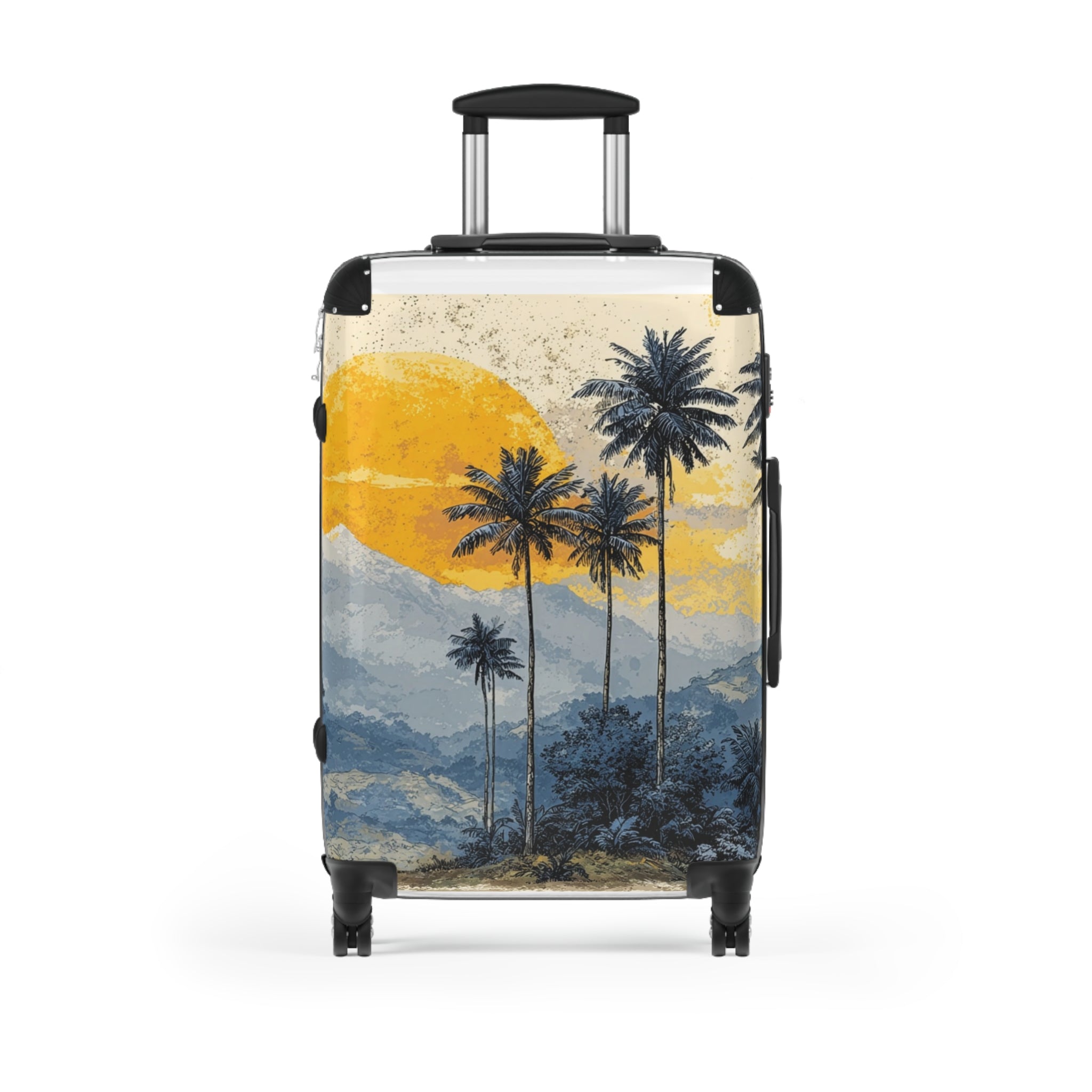 Travel Suitcase — Sunset Over Mountain Palms: 'Travel in Style'