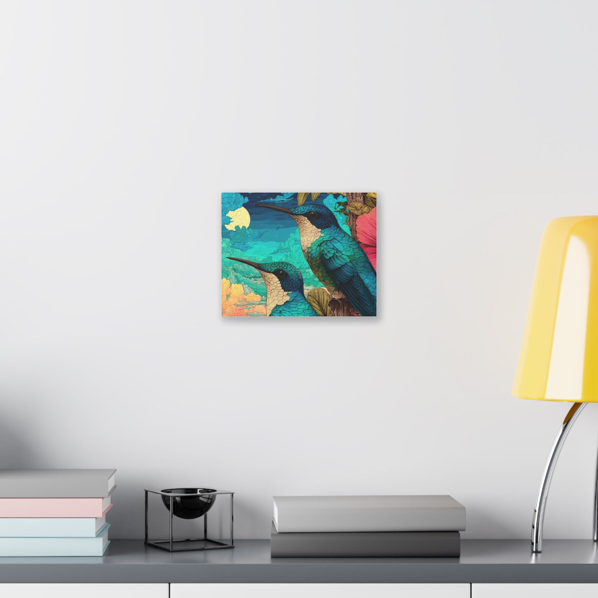 Hummingbird Sunset Canvas Print