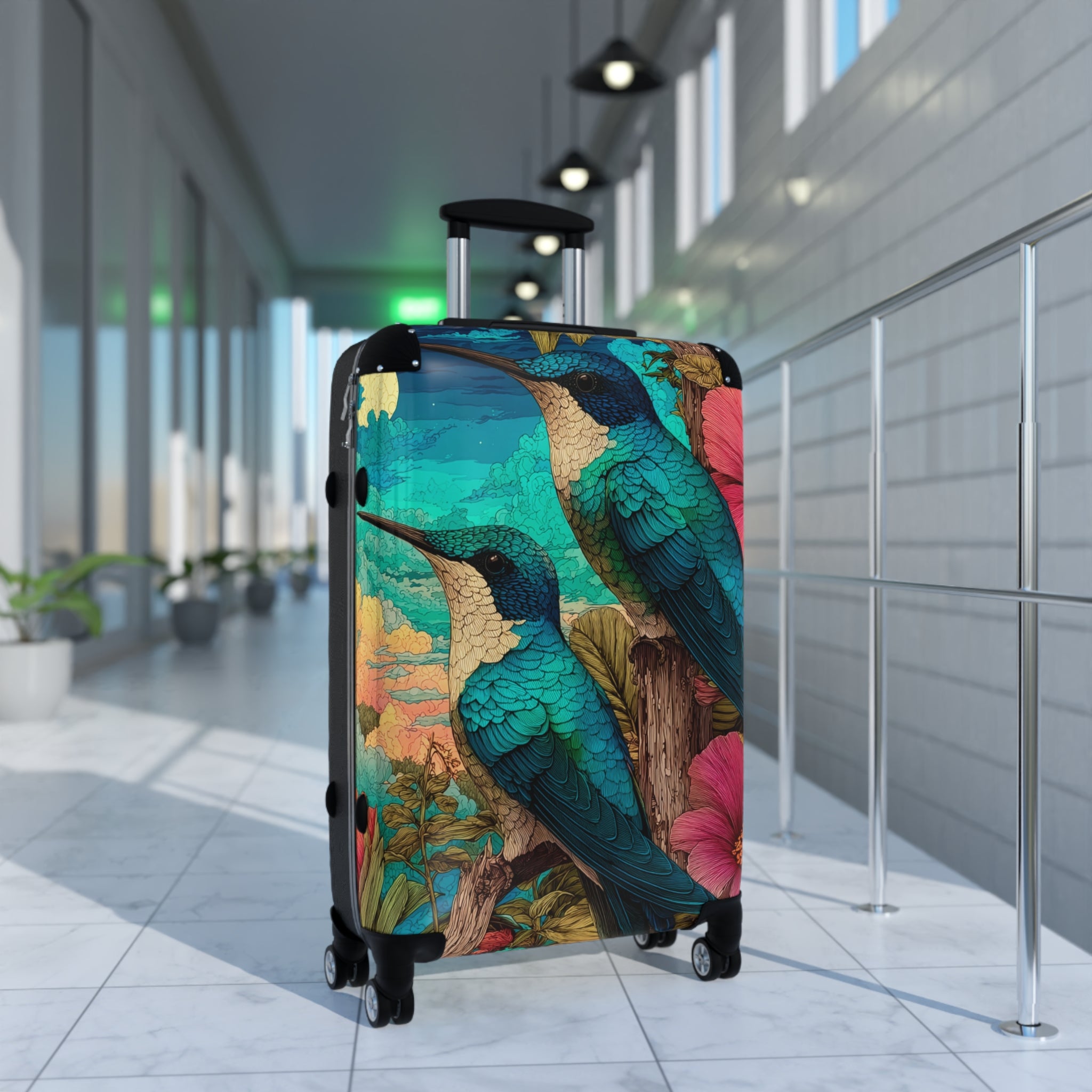 Travel-Inspired Suitcases — 'See the Beauty Before You Leave' Designer Luggage