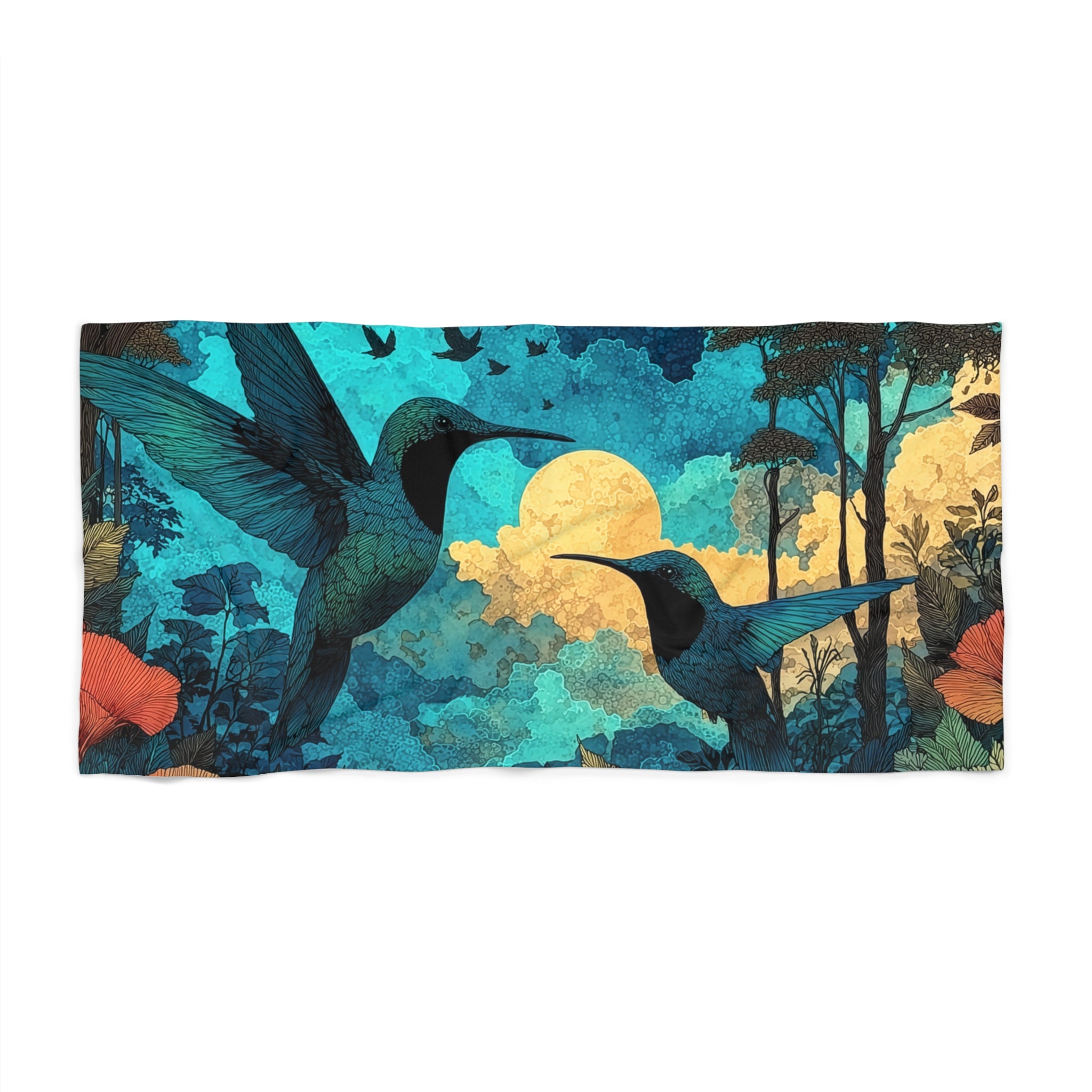 High-End Travel Beach Towel — "Enjoy the drying off as much as the tropical ocean"