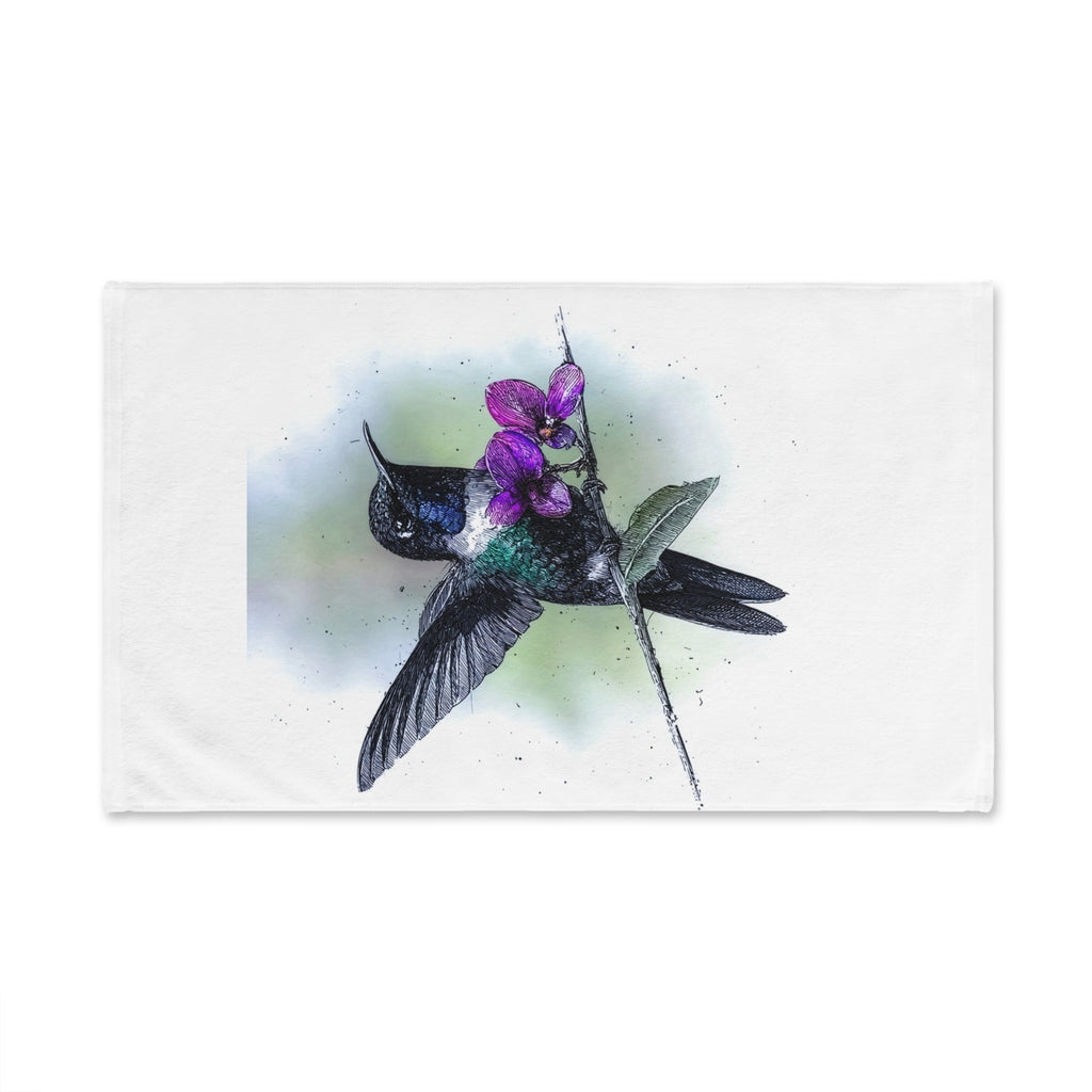 Hummingbird Kitchen Hand Towel — "Hummingbirds to help you cook and clean up"