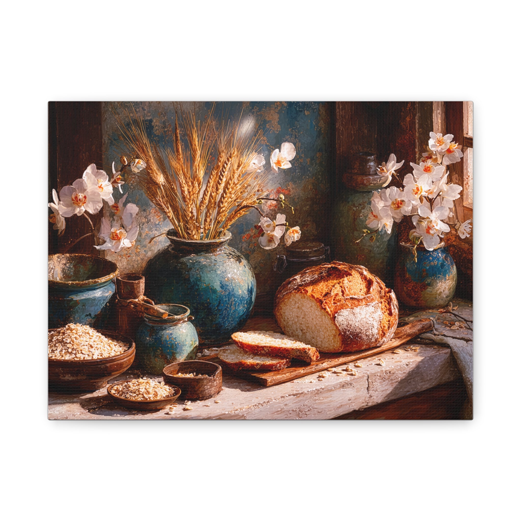 French Bakery Orchid Matte Canvas Print (Stretched 1.25")