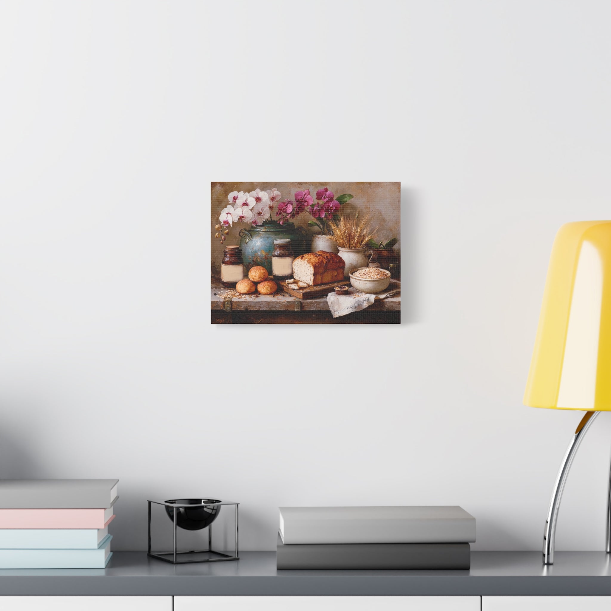 Orchid Breakfast Matte Canvas Wall Art — Stretched 1.25"