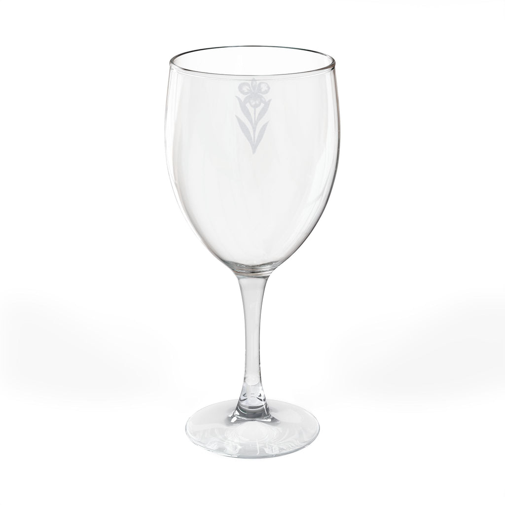 Engraved Wine Glass 10.5oz — "Elegant for an Evening Dinner"