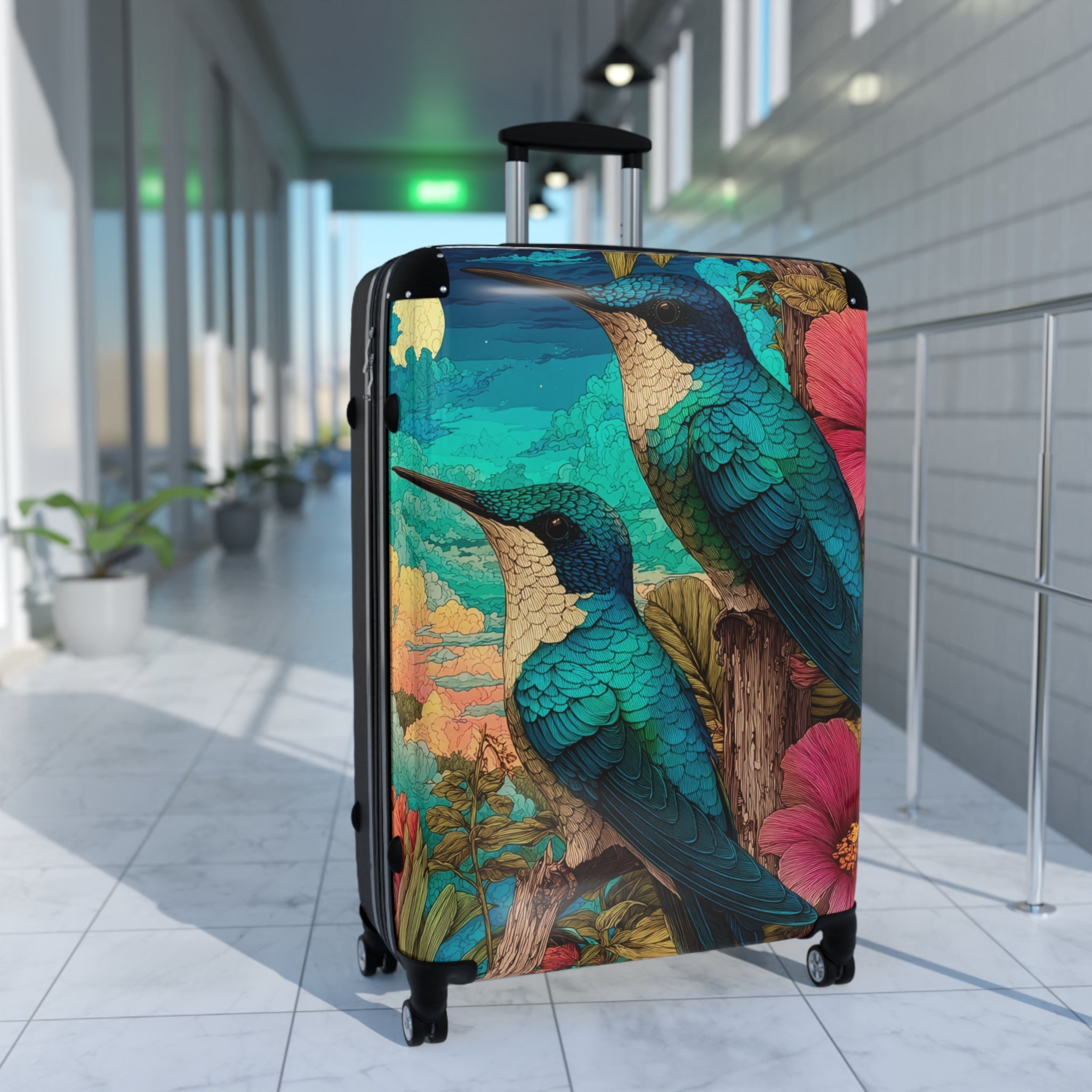 Travel-Inspired Suitcases — 'See the Beauty Before You Leave' Designer Luggage